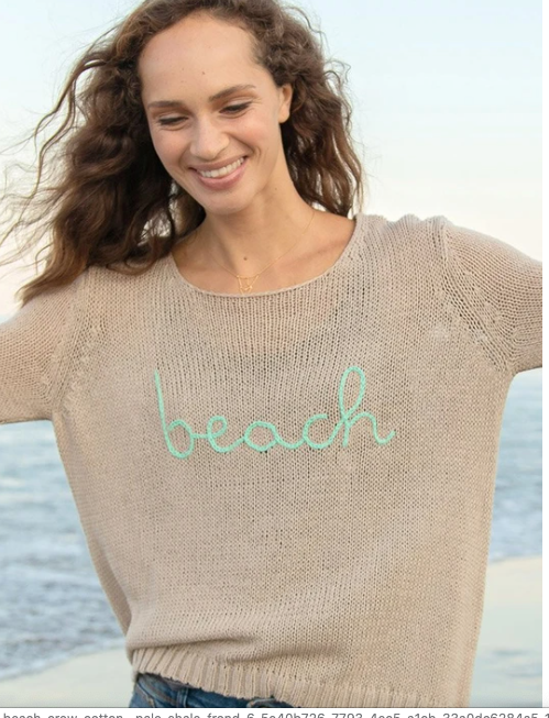 To the Beach Wooden Ships Sweater