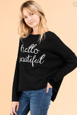 Gilli Hello Beautiful embroidered sweater