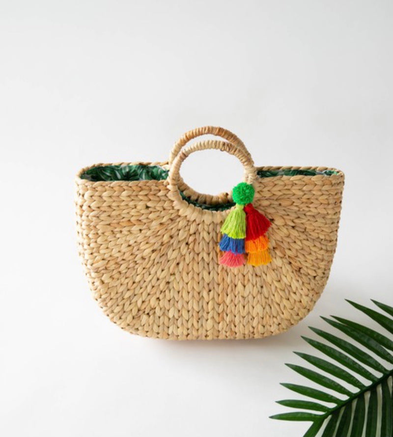 Summer Straw Tote
