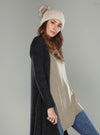 Textured Knit Cardigan with Pockets