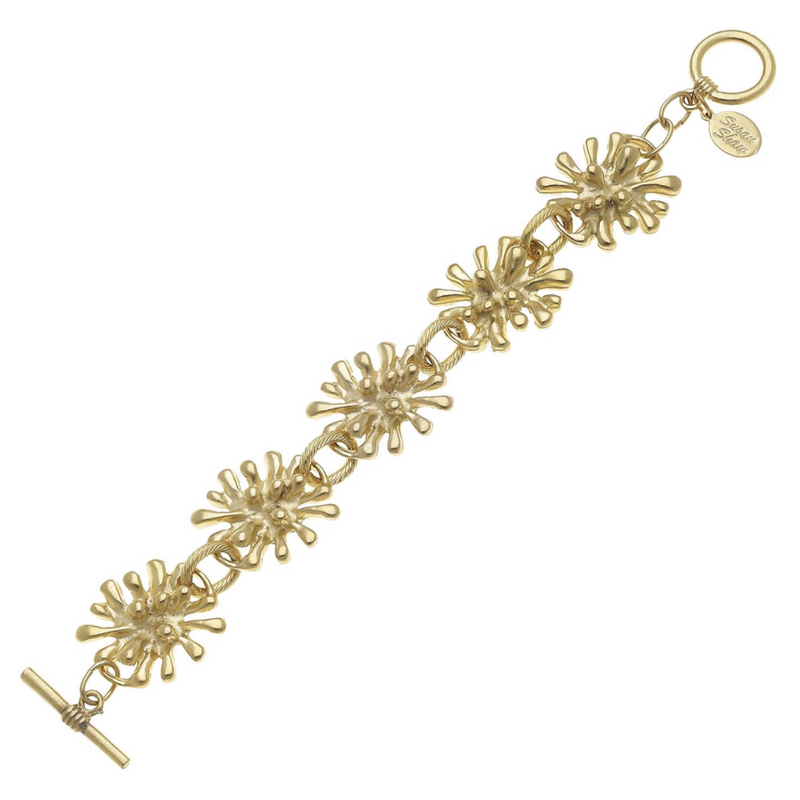 Gold Starburst Bracelet