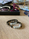 Tile bead bracelet