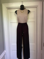Mocha Knit Sleeveless Pocket Tee