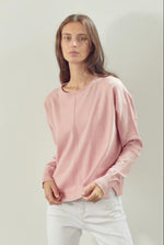 Crewneck lighweight pink sweater