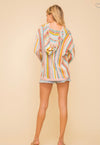 Striped Summer sweater hoodie!
