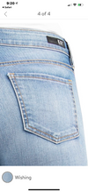 Kut from the Kloth pink stripe skinnyjeans
