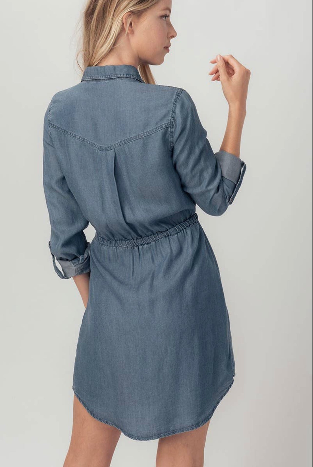 Tencel Denim Dress Large Tencel Denim Dress Large