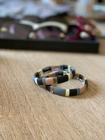 Tile bead bracelet