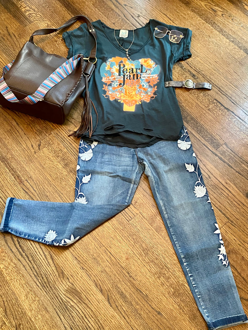 Graphic Tee and Jeans